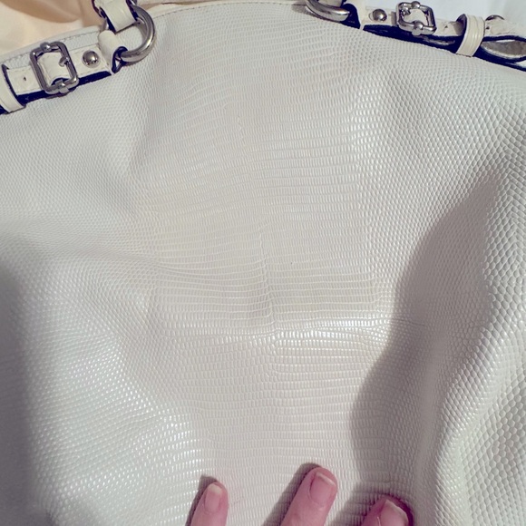 Coach Exotic white satchel crossbody bag #19635 - Picture 7 of 15